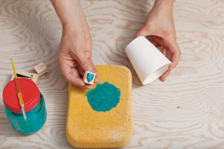 Rubber Stamping Ceramic Surfaces Mother Earth News